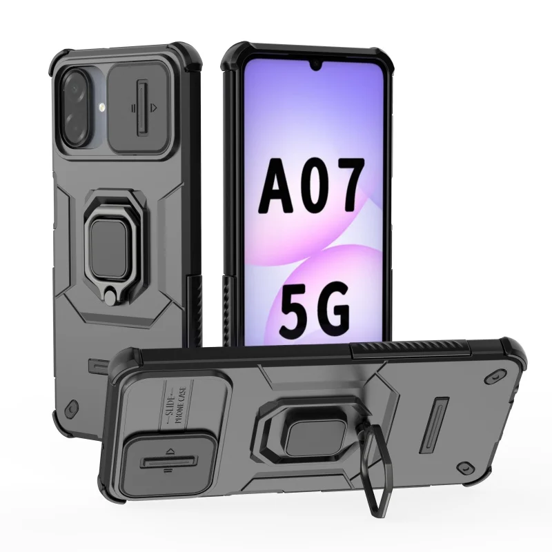 For Samsung A07 Case Cover Samsung Galaxy A07 Capas New Shockproof Phone Back Bumper Armor Ring Holder Fundas For Samsung A07