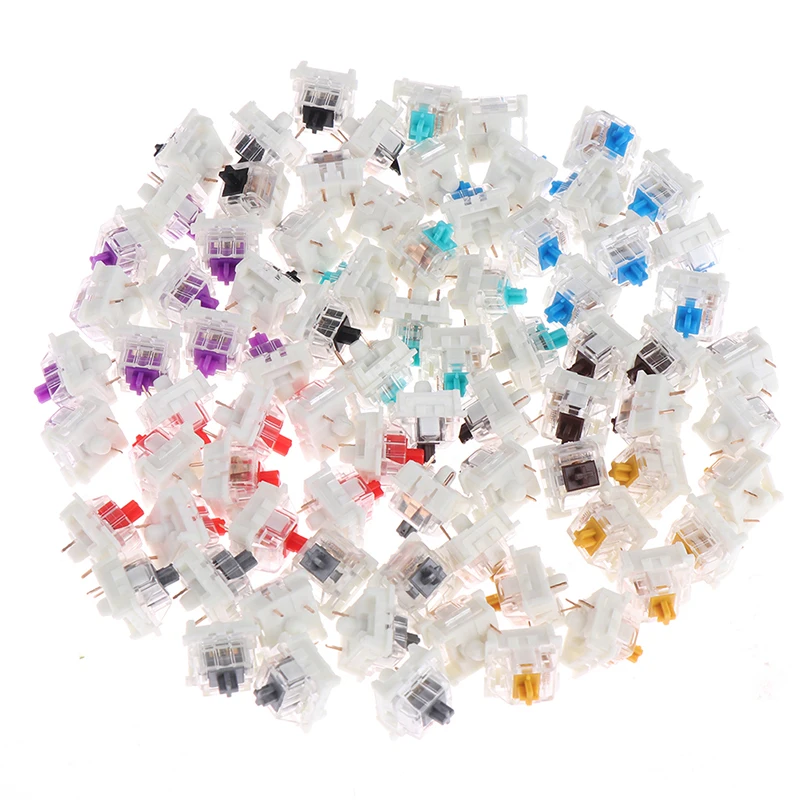 Hot Sale 10Pcs/lot 3 pin Outemu Mx Switches Mechanical Keyboard Black Blue Brown Switches Mechanical Keyboard Switch Shaft