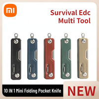 Xiaomi NexTool 10 IN 1 Mini Folding Pocket Knife Hand Tool Survival Edc Multi Tool Mobile Phone Holder Opener Card Pin Key Knife