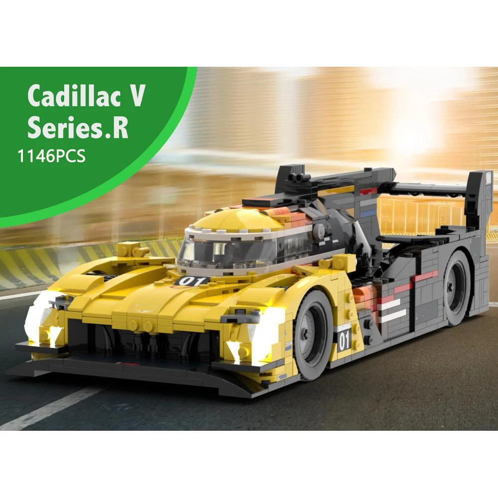 

1146PCS V Series.R MOC 16 Studs Le Mans Racing Building Blocks Exercise Puzzle Assembled Model Toy Brick Children Birthday Gift