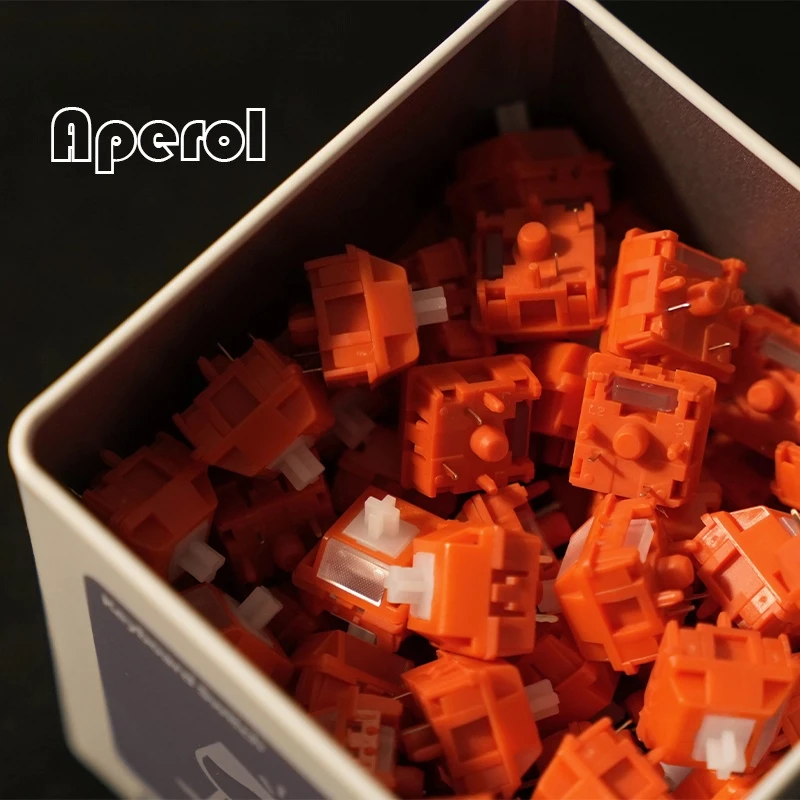 

Aperol Switch Customized Linear Switch 37g 42g 48g Quick Trigger Ergonomic Gaming Mechanical Keyboard Accessories Switches Gift