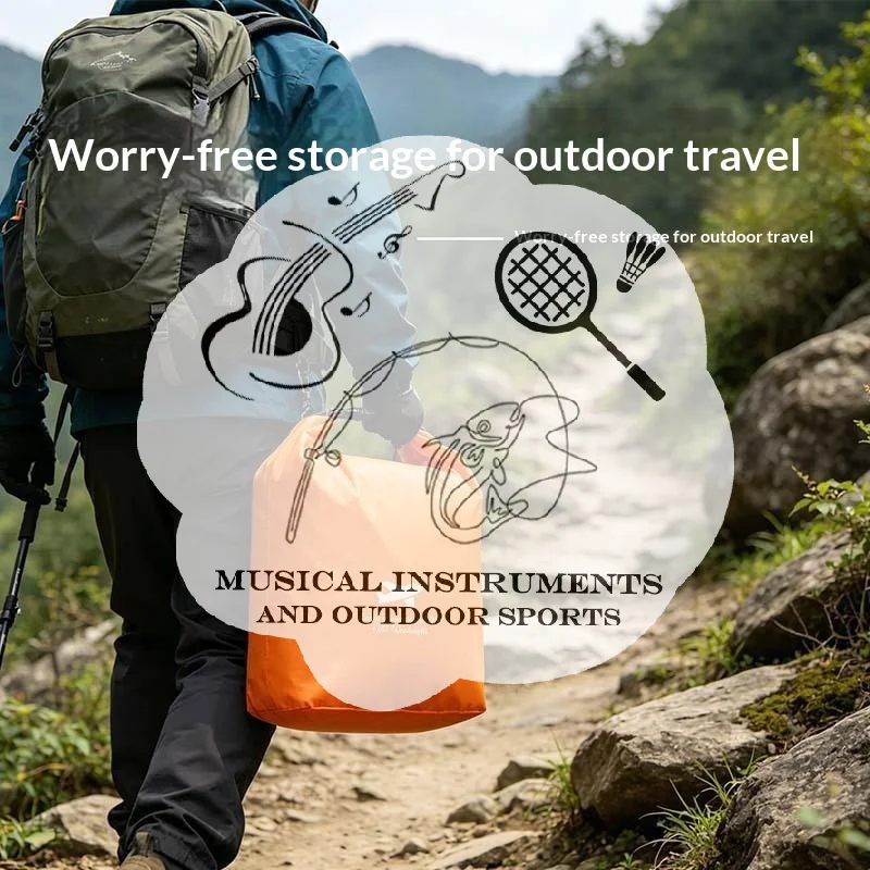 Waterproof Travel Toiletry Bag Large Capacity Handheld Shower Organizer Multi Functional Outdoor Rafting Storage Pouch