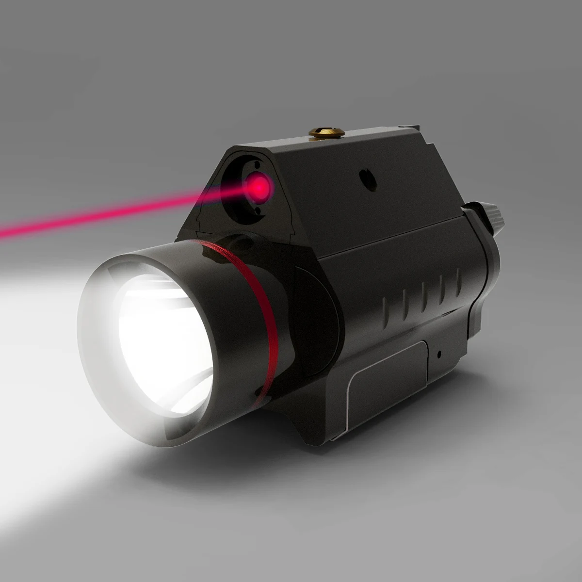 300 Lumens Rouge Laser Mini Lampe De Poche avec 20mm Picatinny Rail Mount, XPG-2 S4 3 Réglage Dullamp