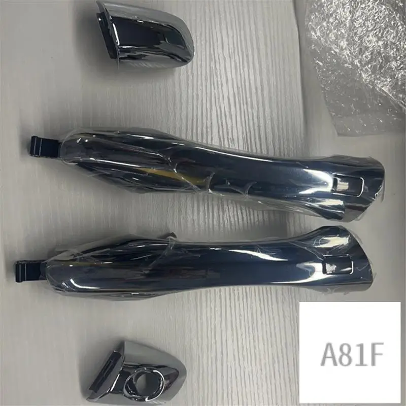 

1Pair Front Door Inductive Chrome Handle Have Button 82651-C5710 82661-C5710 For Kia Sorento 2015-2018 Door Pull Lid Accessories
