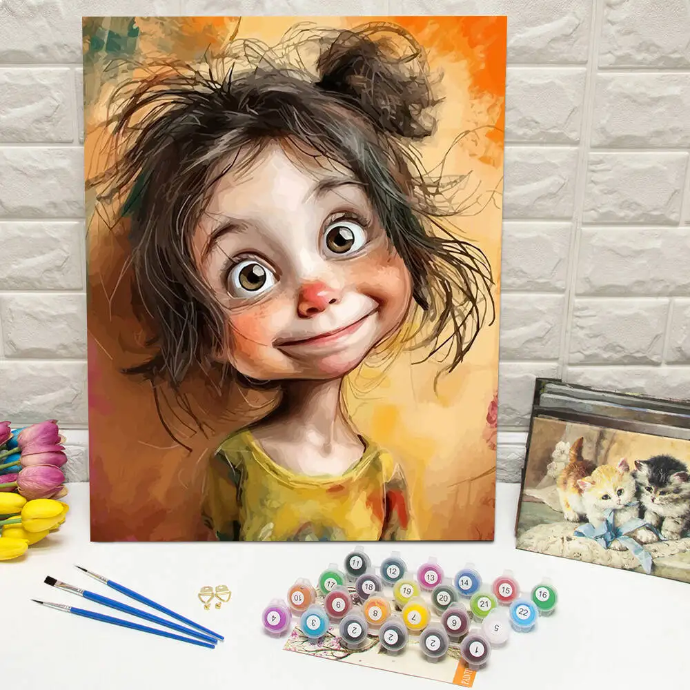 Disney Malen nach Zahlen Tinker Bell Malen auf Leinwand Lotus Digitales Ölgemälde Frosch Cartoon Acryl Home Decor Handgemachtes Geschenk