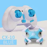 RC Quadcopter With LED Cx10 Mini Remote Control Drone 2.4g 4CH Electronic Helicopter Electric Airplane Toys For Kids Boy Gift