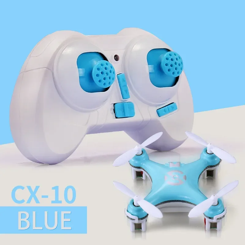 RC Quadcopter With LED Cx10 Mini Remote Control Drone 2.4g 4CH Electronic Helicopter Electric Airplane Toys For Kids Boy Gift