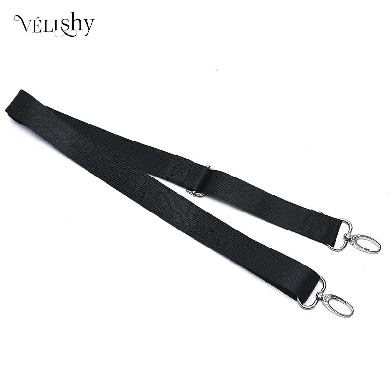 1Pcs Black Verstelbare Nylon Schoudertas Riem Vervanging Laptop Crossbody Camera Strap