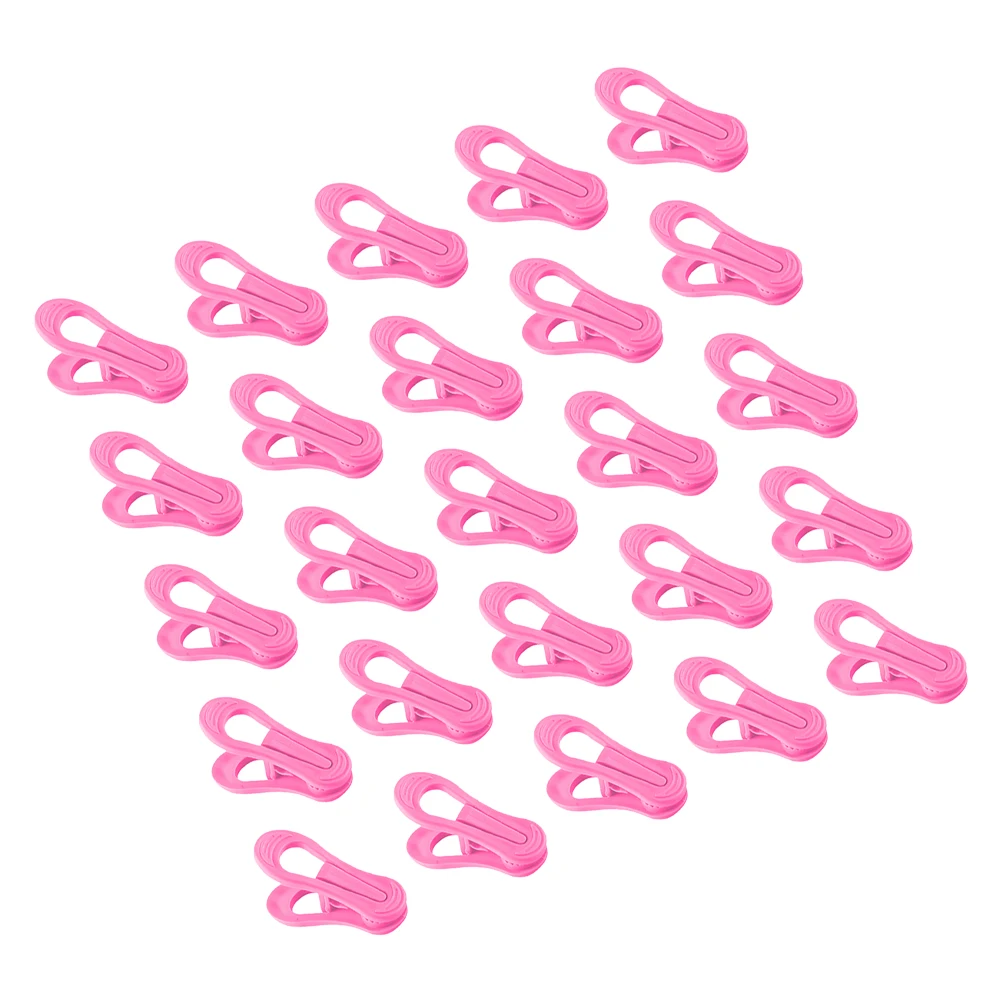 

30 pcs Clothespins Plastic Hanger Clips Large Size Wind Proof Quilt Holder Clamps Clothes Drying Beach Towel Hooks Pegs
