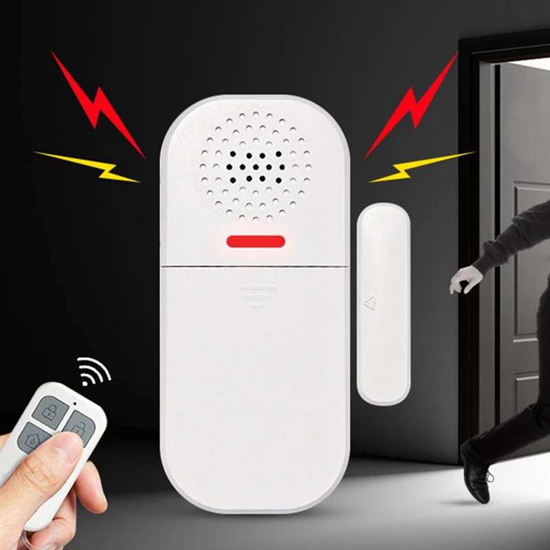 Magnetic Door And Window Alarm Sensor Wireless Alarm 130DB Home Burglar Alarm Device