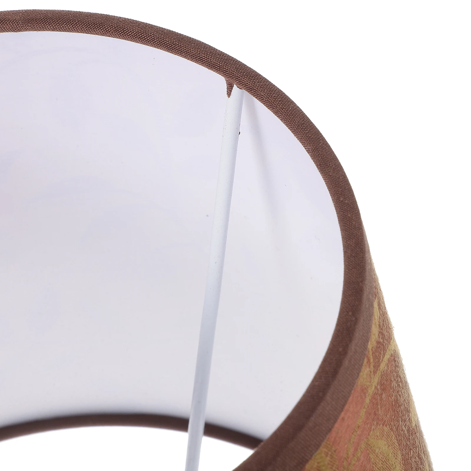 

Small Vintage Lampshade Willow Leaves Pattern Cloth Lamp Shade Indoor Lighting Cover E27 Replacement Decorative Protective Lamp