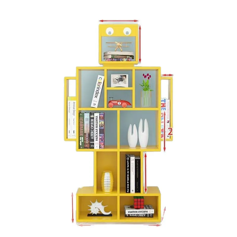 

Wooden children's bookshelves, bookcases, magazine toy storage, decorative shelves