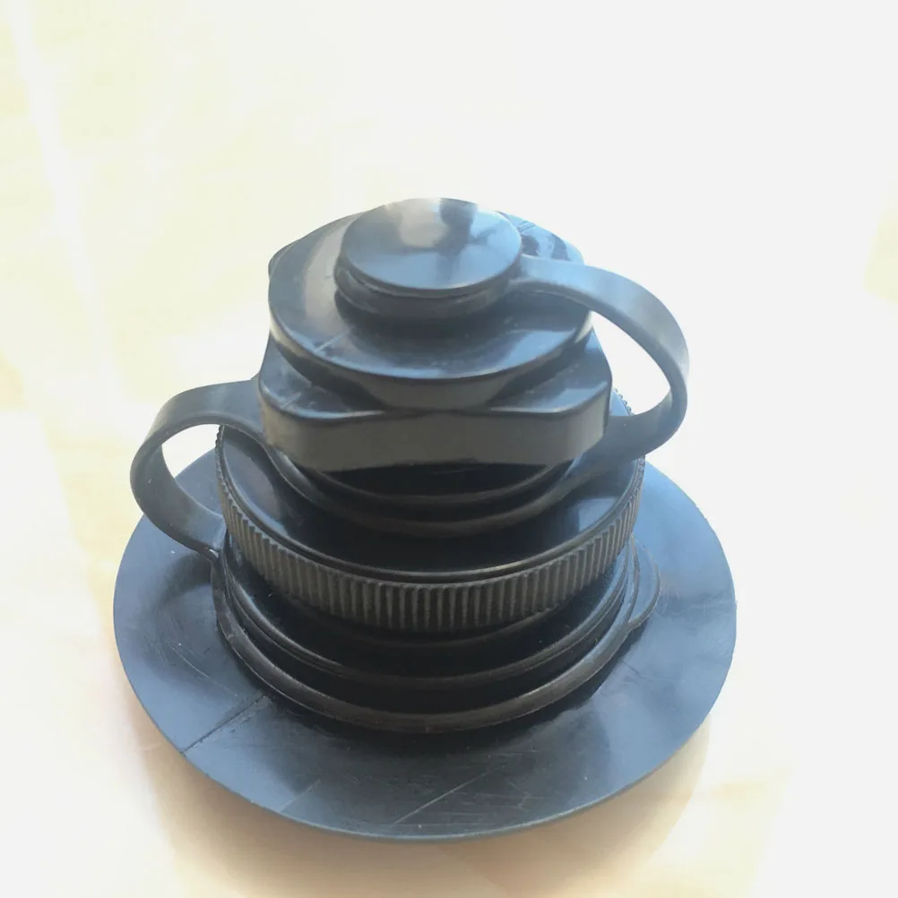 

Inflatable Boat Air Valve Nozzle Cover Plug Adapter Black Kayak Supplies Spiral Valves Boat Accessories Water Sports