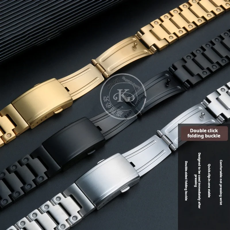 For G-SHOCK Casio Watchband small block DW5600 GW-B5600 GM-5600 Solid stainless steel Watch strap with case metal accessories view 6