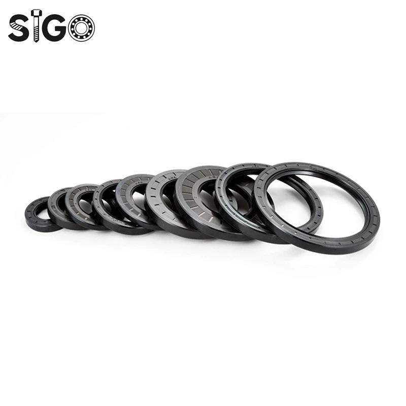 NBR Shaft Oil Seal TC-8*12*13*14*15*16*18*19*20*22*23*25*26*28*30*34*3/4/5/6/7/8/9 Nitrile Covered Double Lip With Garter Spring