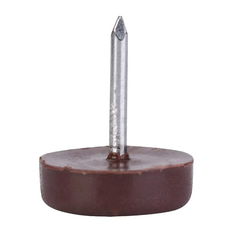 A79I 1000 PCS Chair Table Furniture Leg Bottom Feet Plastic Pads Glides Skid Nail Wood Floor Furniture Protector Noise Killer