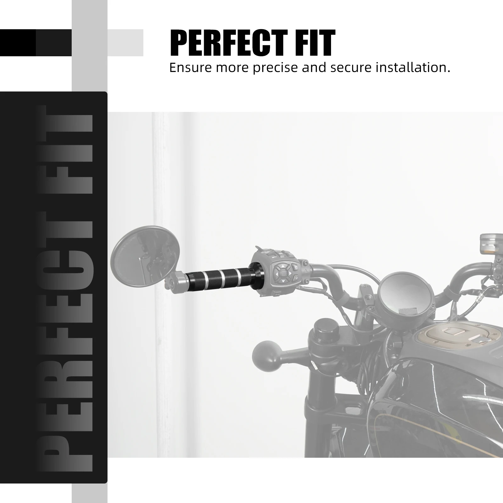 NICECNC Handle Gips Handlebar Grip for Harley RH1250S Sportster S RA1250/S Pan America 1250  2021-2024 Nightster RH975/S 22-24