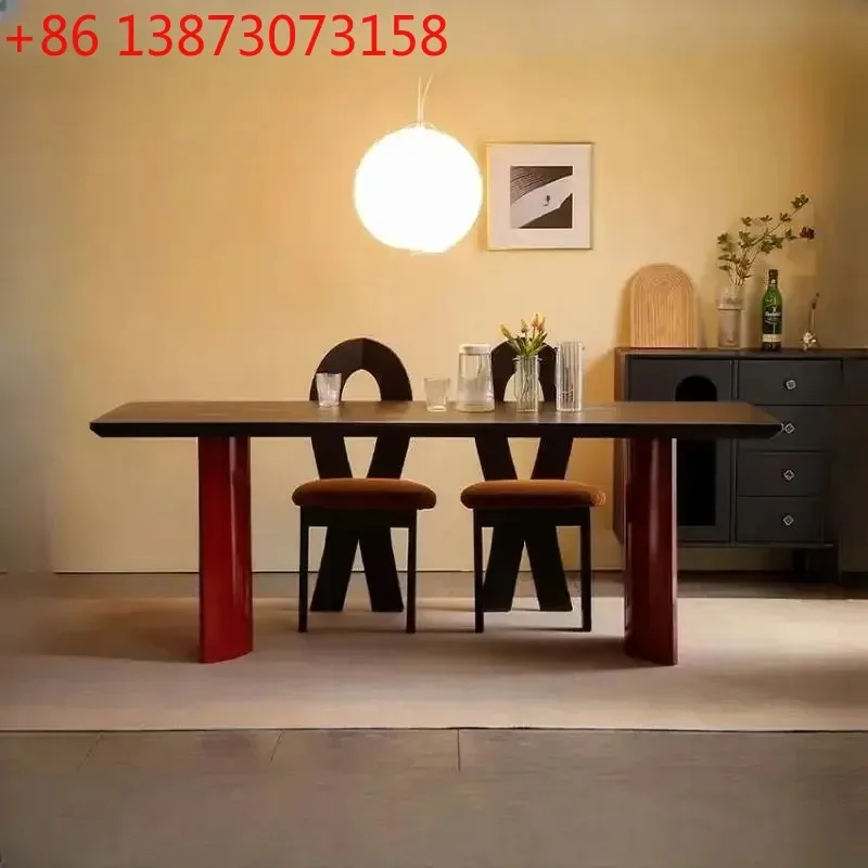 Party Modern Wood Dining Table Set Designer Unique Office Workstations Mid Century Wooden Mesa De Jantar Furniture