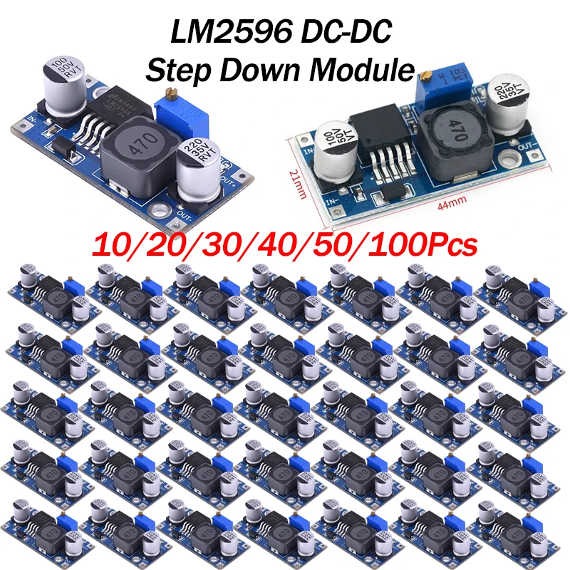 modulo-conversor-de-tensao-dc-dc-lm2596s-ajustavel-10-100-pecas--regulador-de-tensao-step-down-para-fonte-de-alimentacao