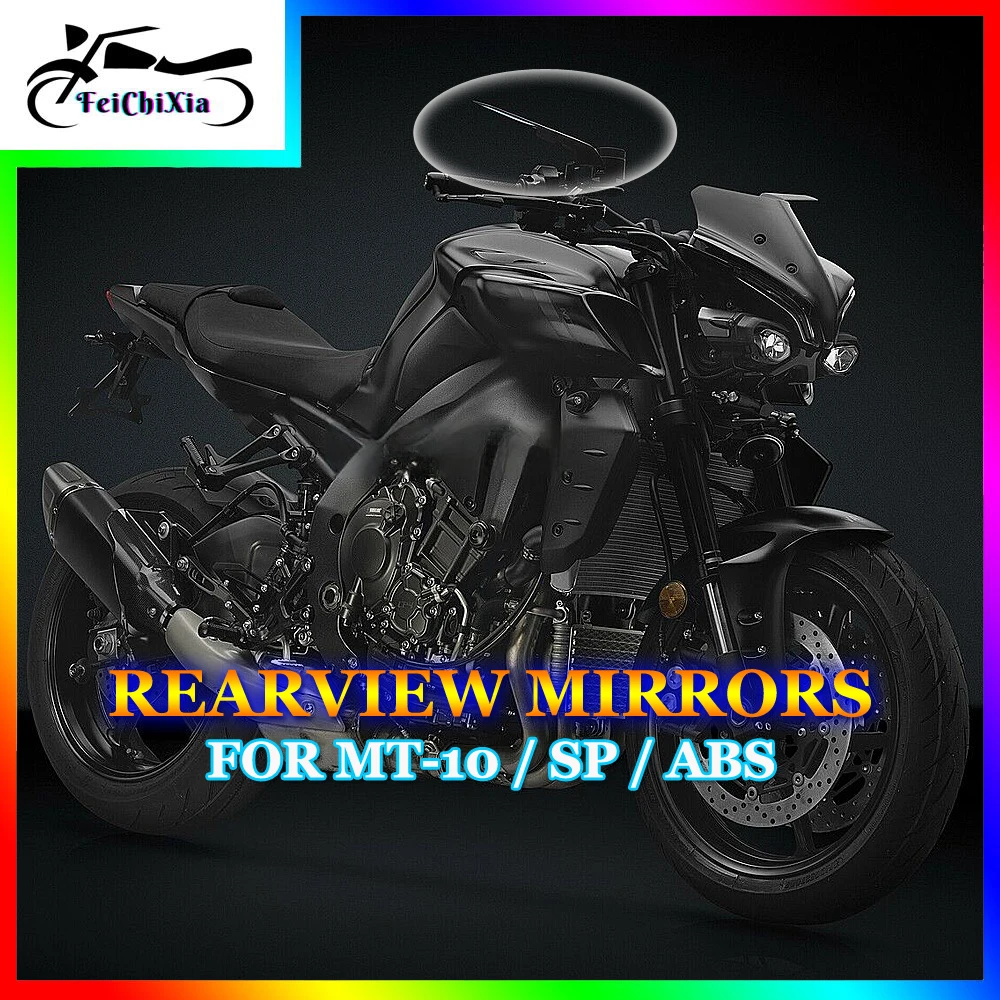 

Rear View Mirror For YAMAHA MT-10 SP MT10 ABS Motorcycle Accessories Black Aluminum SIde Miroor Fairing Spoiler Wing