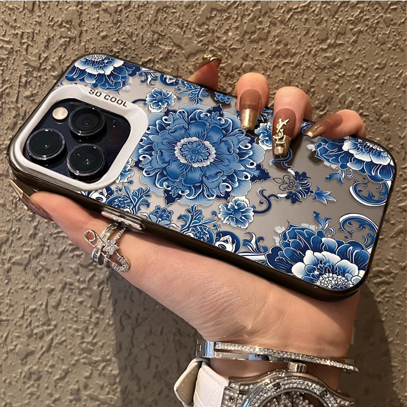 Чехол для телефона с синим тотемным принтом кота для Xiaomi Mi 14T 13T 12T Pro для Xiaomi 14 13 12 11 Ultra Lite 5G NE 10 12X 12S 11i 11X Pro