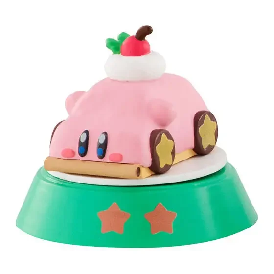 BANDAI Kirby Action Figures Model Explore and Discover Series Cute Desktop Decoration Capsule Toys in Shelf Genuine Ornament