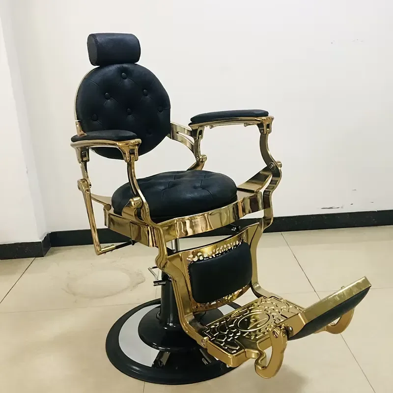 Hot Barber Chair Cheap Barber Chair Portable Barber Chair Leather Men's Heavy Duty Hairstyle Beauty Furniture Pump Hydraulic