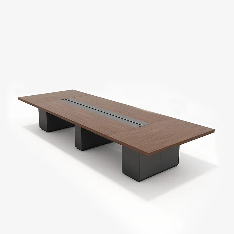 Conference Table Long Table Negotiation  And Chair Simple Modern Rectangular Large Desk Office Furniture  And Chair Co