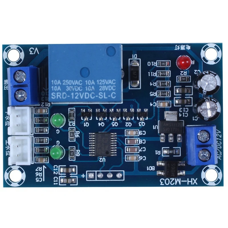 Xh-M203 완전 자동 수위 컨트롤러 펌프 스위치 모듈, Ac/Dc 12V 릴레이 센서