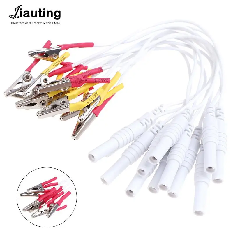 

12pcs/lot Alligator Clip Cable Acupuncture Needles Clip For Electronic Acupuncture Treatment Instrument