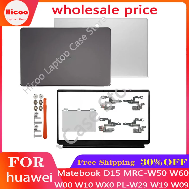 New For Huawei Matebook MRC-W50 W60 W00 W10 WX0 PL-W29 W19 W09 Laptop LCD Back Cover/Bezel Front Frame/Palmrest/Bottom Case