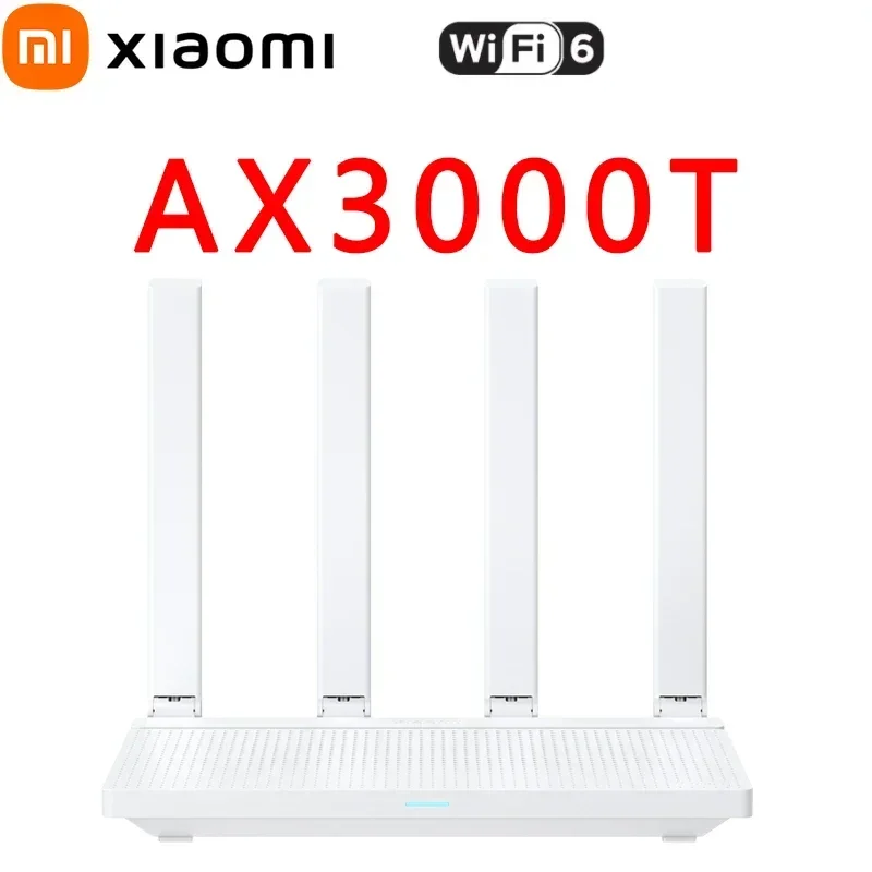 

Xiaomi AX3000T Mesh Router 3000Mbs 256MB WiFi6 Dual WAN 2.4/5GHz Signal Network Qualcomm CPU Repeater Amplifier with Mi Home