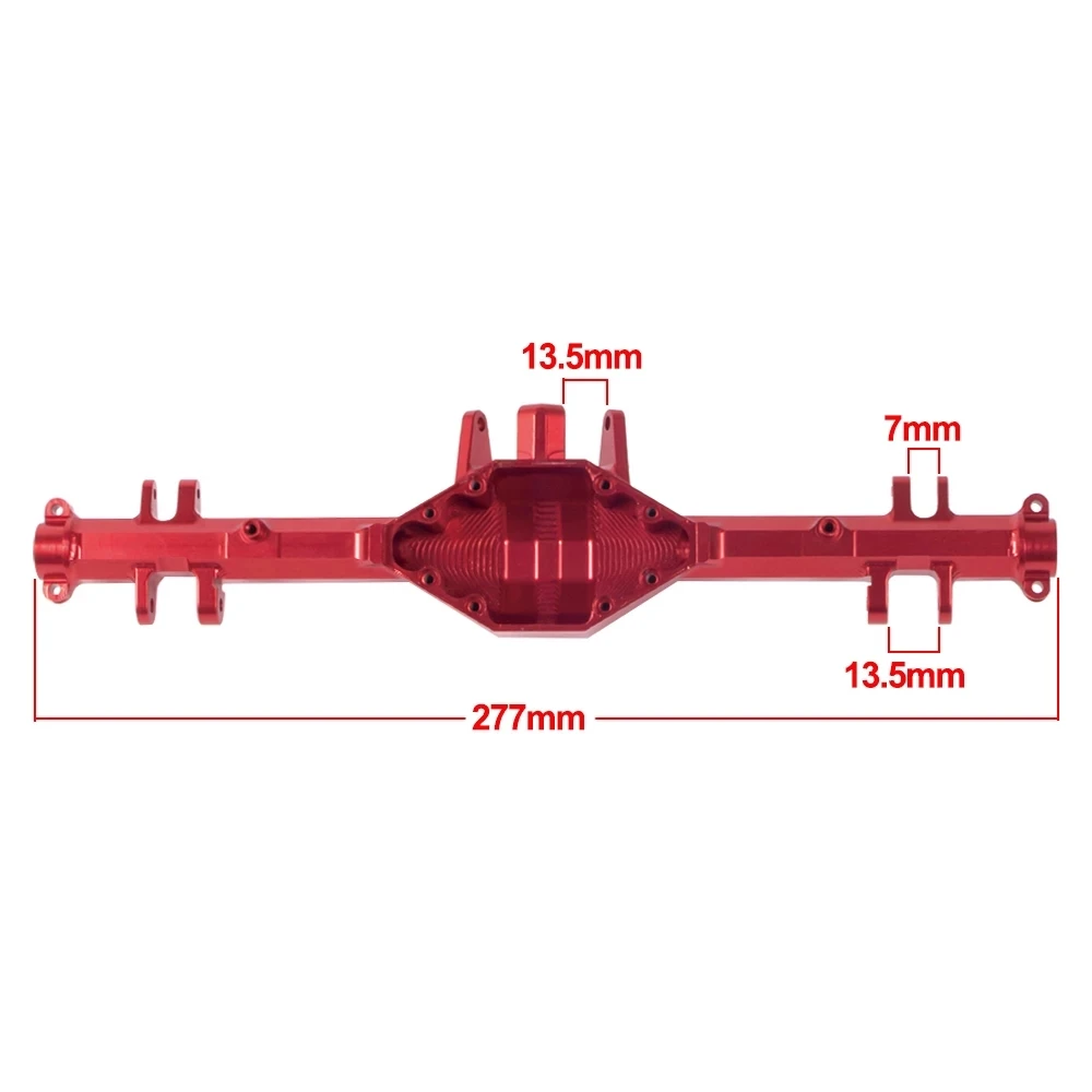 Aluminiowy tył ze stopu obudowa mechanizmu różnicowego dla 1/7 UDR RC Short Course Truck Unlimited Desert Racer 85086-4