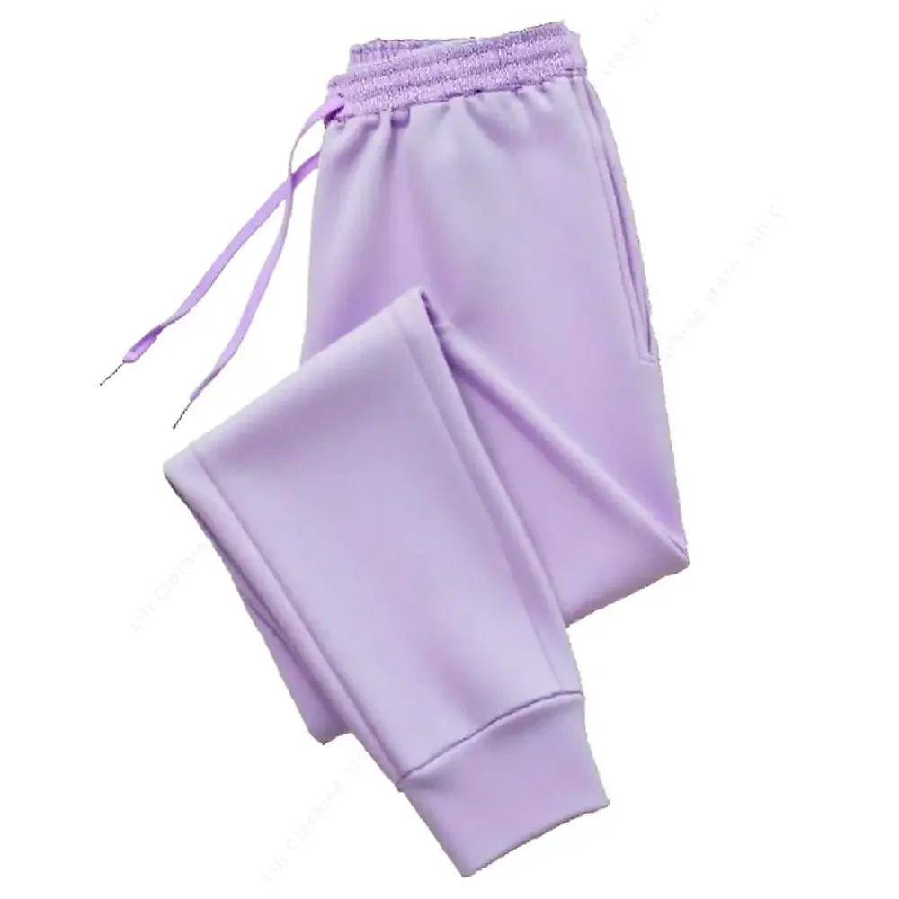 Women Pants Blank Joggers Jogging Pant Basics Fleece Trousers Casual Fashion Spring Autumn Pink Black Camel Sweatpants for Woman view 2