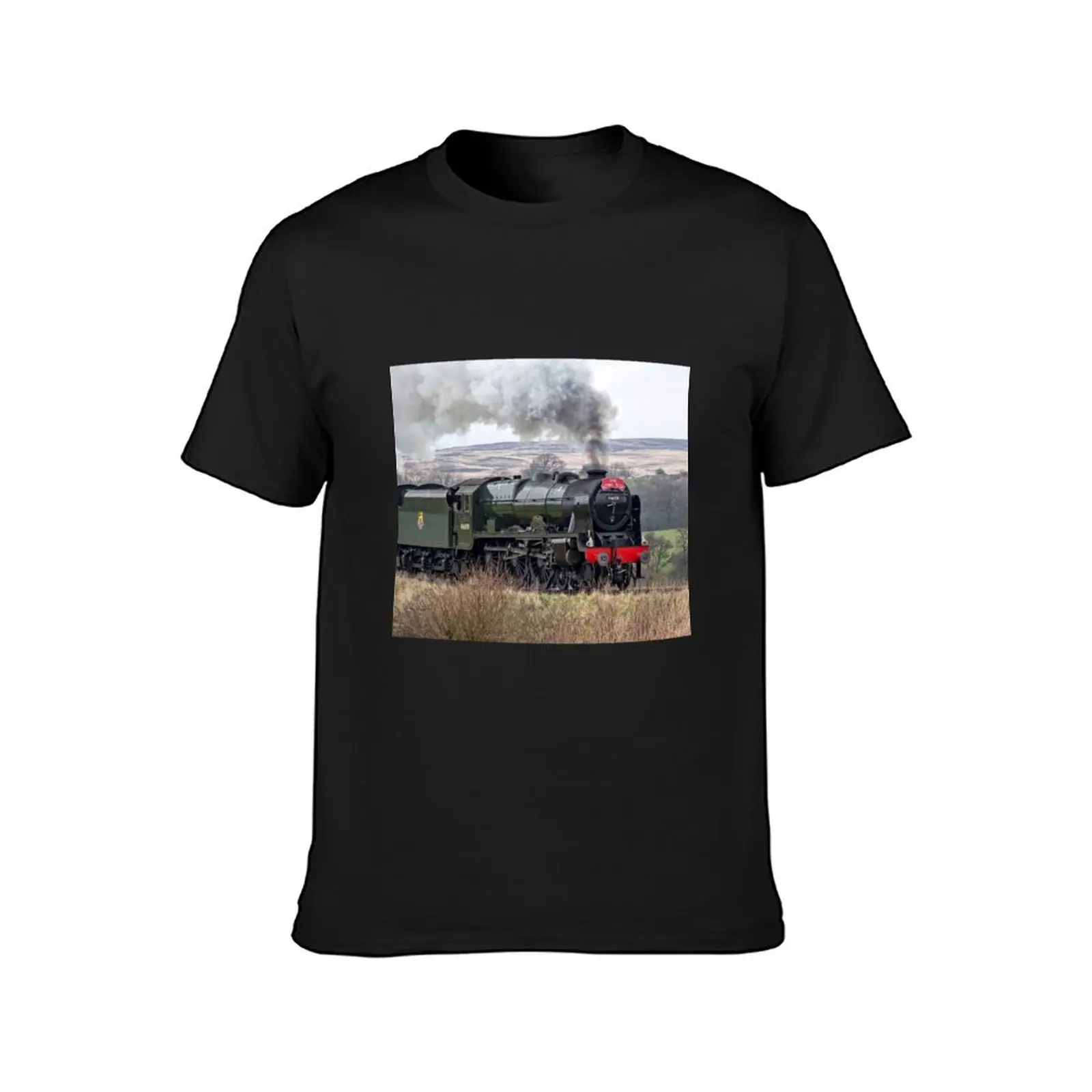 Royal Scot steam train 46100 T-Shirt cute clothes cute tops Short sleeve tee clothes for men