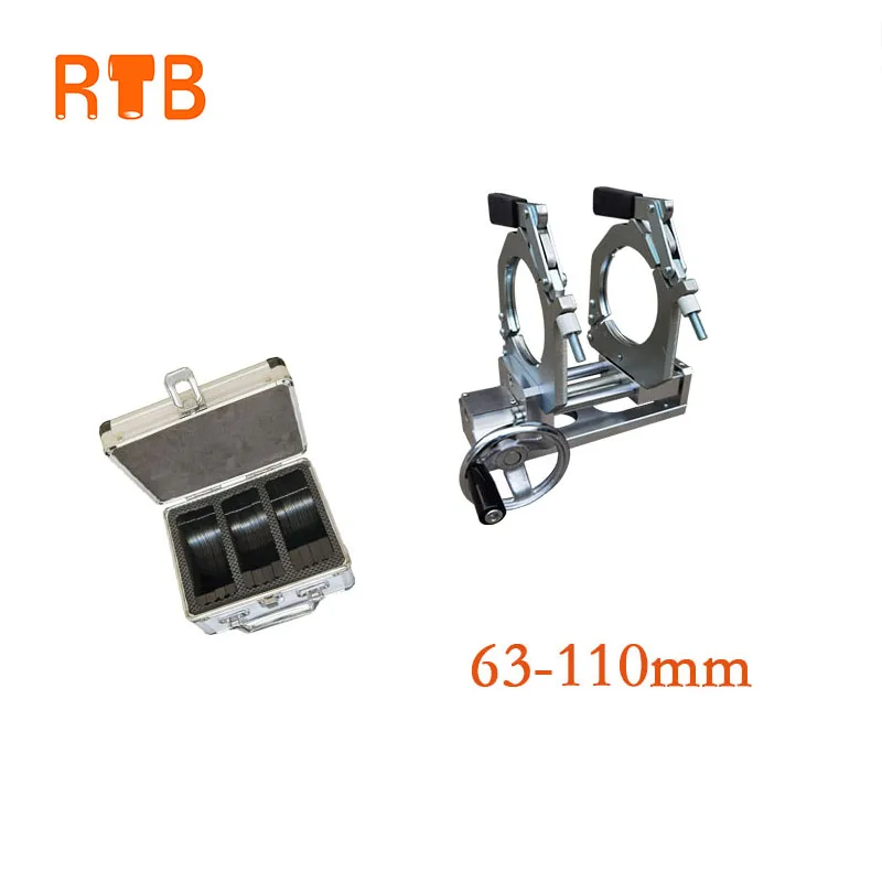 Portable Manual butt fusion machine 63-110mm  Pipe Welding Machine Clamp 110 Aluminum box packaging