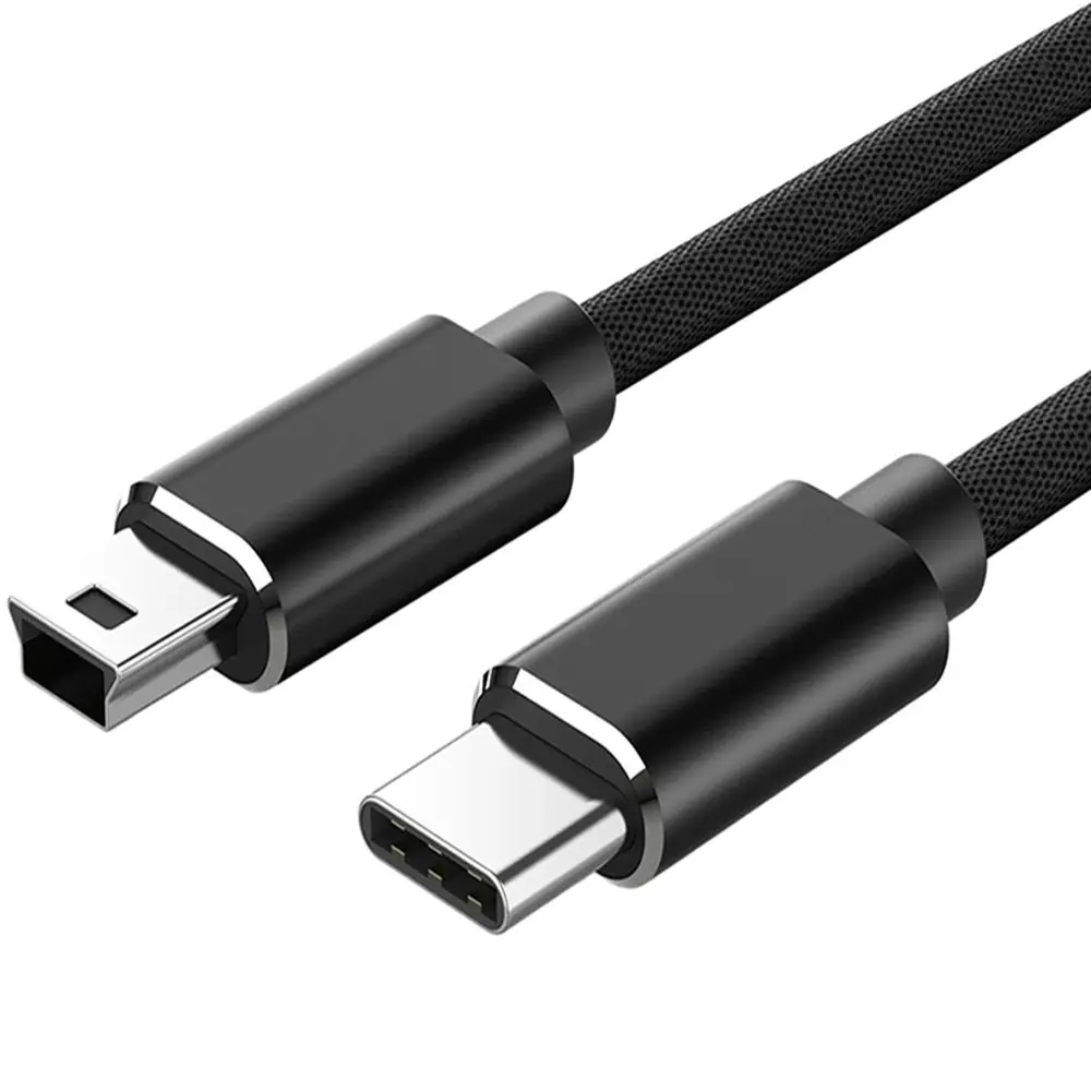 Receiver MP3 Player Digital Camera USB Type C To Mini USB Cable Quick Charging Data Sync USB-C to Mini 5-Pin