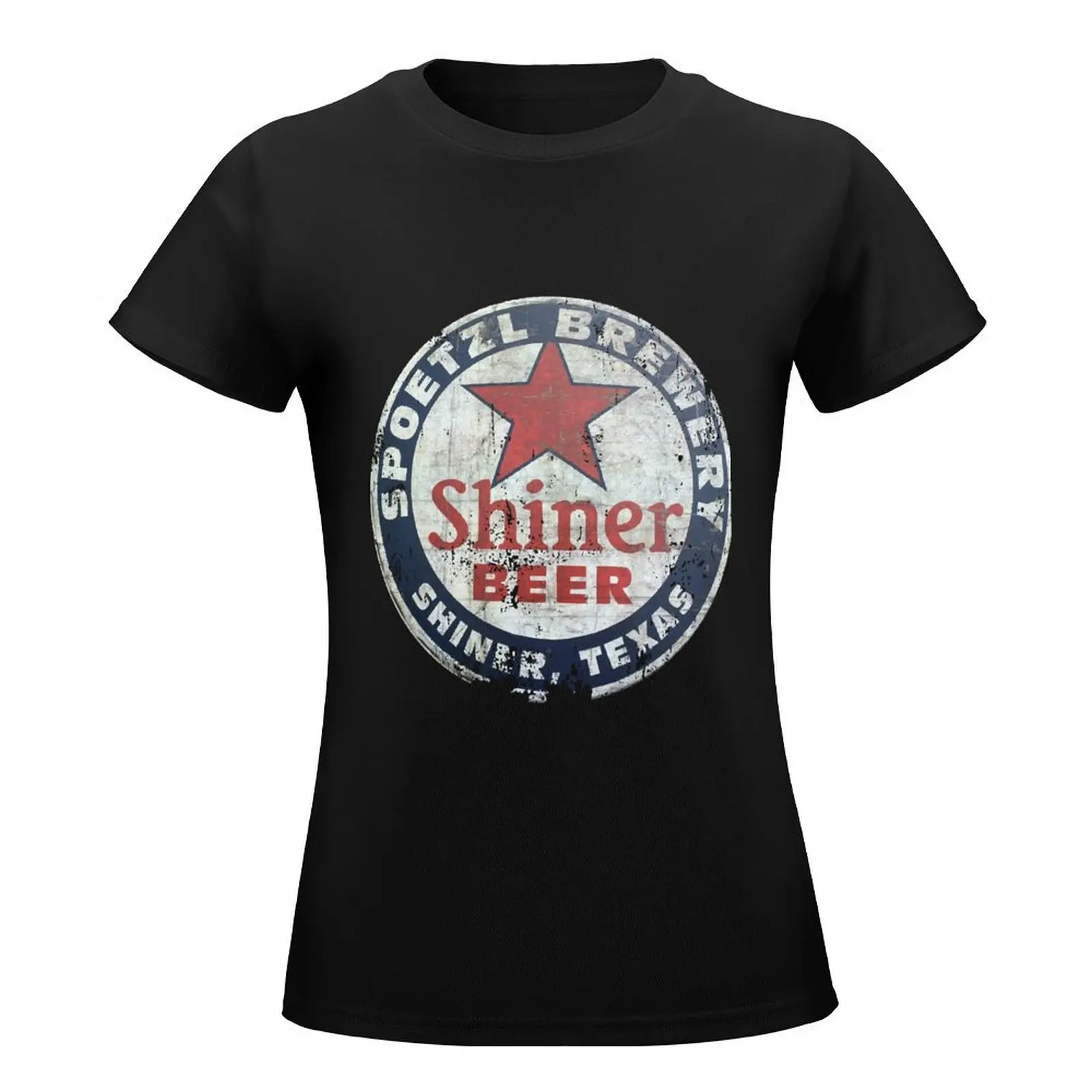 Shiner Beer T-Shirt vintage anime clothes plus sizes Aesthetic clothing t shirts for Women graphic