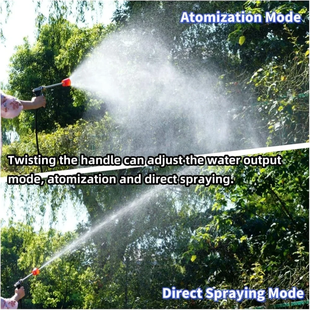 Stainless Steel Electric Spray Wand with Electroplated Build and Rotation Lock for Mist or Direct Spray Output