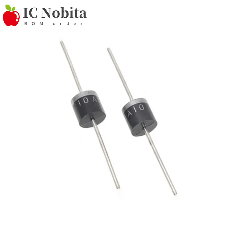 10PCS 10A10 6A10 20A10 6A 10A 20A 1000V Electrical Axial Rectifier Diode R-6 DIP New