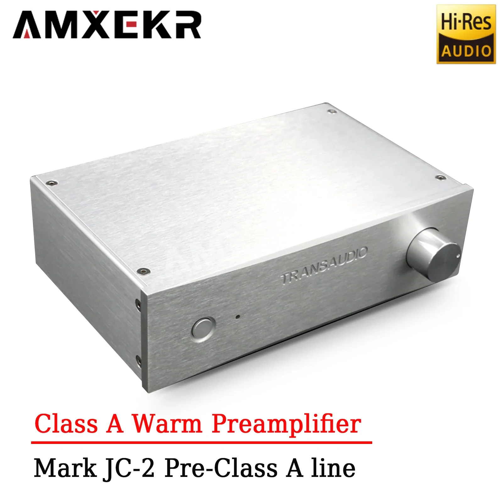 AMXEKR Mark JC-2 Full Symmetric Classic Line Ultra Low Distortion Field Tube Class A Warm Sound Pre-amplifier Home Theater