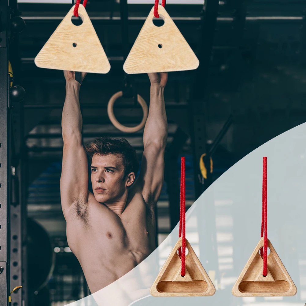 

2Pcs Climbing Triangle Fingerboard Reusable Wooden Rock Climb Fingerboard Stretching Muscle Training Board for Shaping Fitness