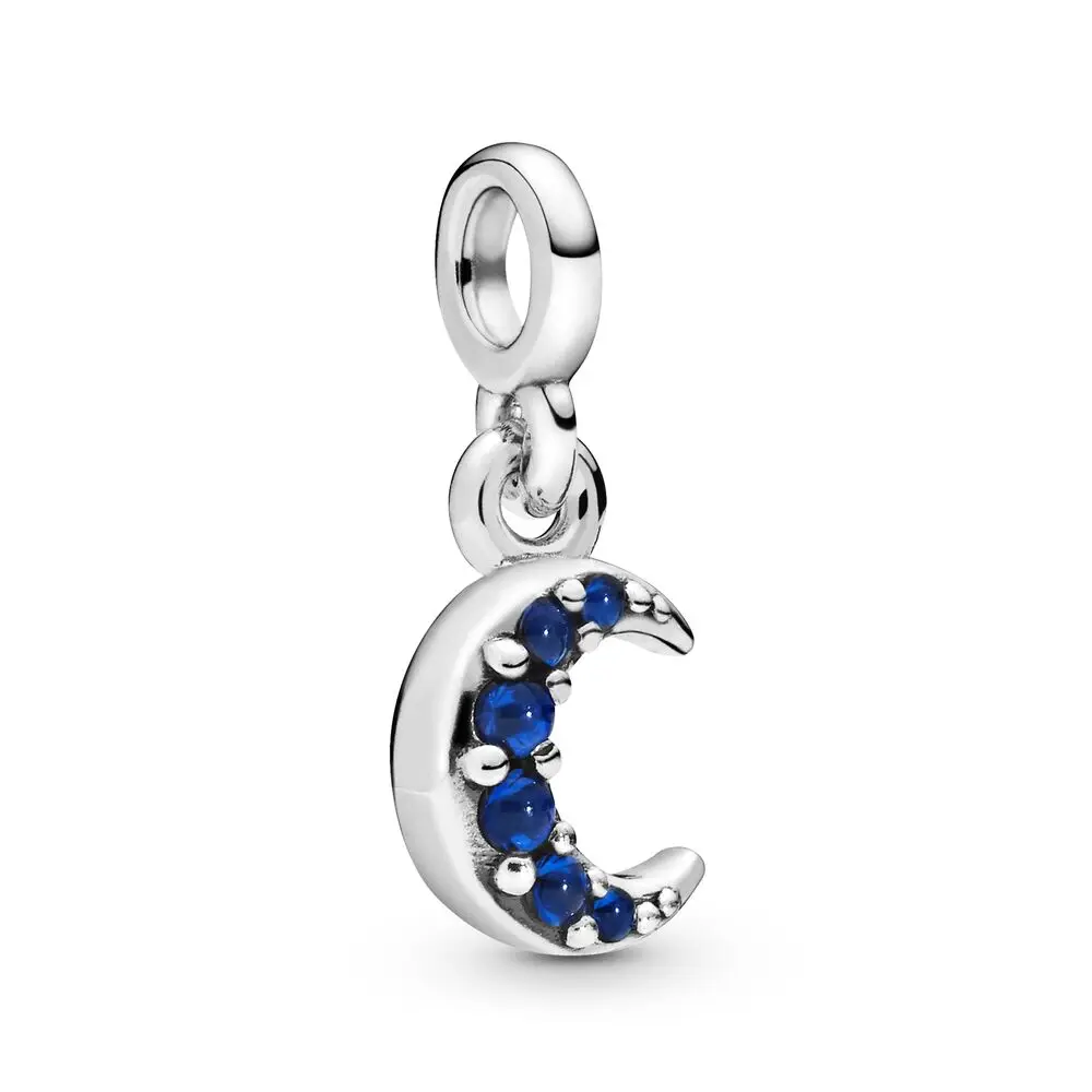 925 Sterling Silver Bead Moon Flower Crown Tree Note Smile Charm Fit Fashion Women Me Series Bracelet Necklace Gift DIY Jewelry