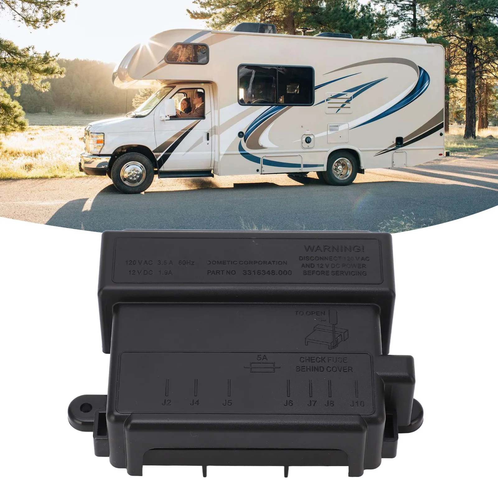 

Плата модуля питания 3316348.900, стабильная, безопасная, долговечная, замена платы модуля питания холодильника для автофургона для DM2662 DM2663