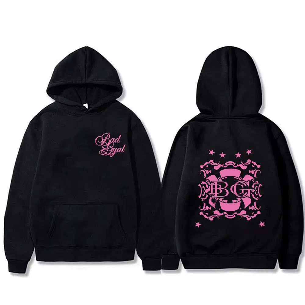

Singer Bad Gyal 2026 Tour Hoodie Men's Women Fashion Vintage Streetwear Unisex Casual Oversized Hoodies Male Fashion Sweatshirt