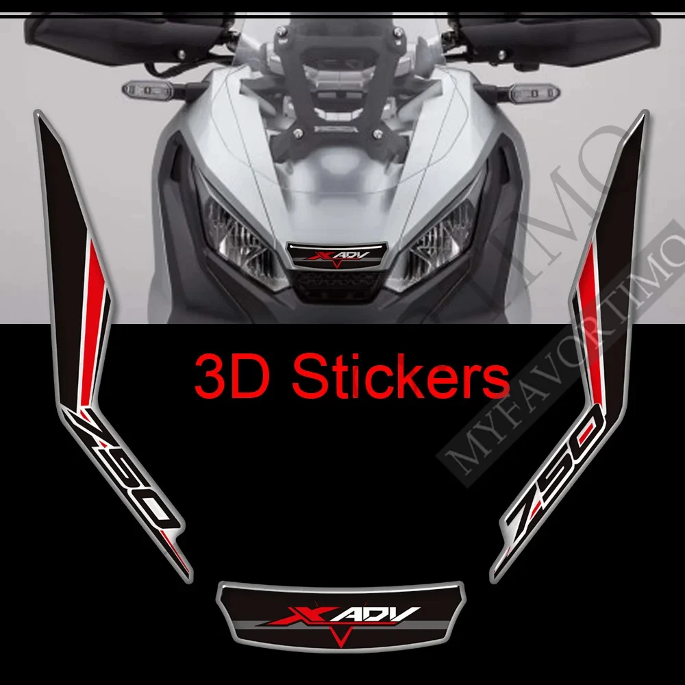 For HONDA XADV X-ADV X ADV 750 150 Motorcycle For fairing windshield mudguard helmet decoration Protective Stickers Decals