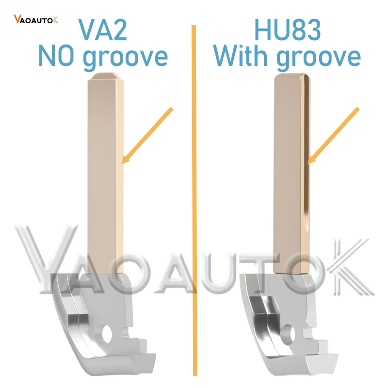 กุญแจรีโมทรถยนต์ Smart Key Fob ID46/4A 433MHz สำหรับ Peugeot 208 301 308 508 3008 5008 ใช้ได้กับ Citroen C3 C4 C4L C5 Picasso DS5 DS6 รุ่น VA2 HU83