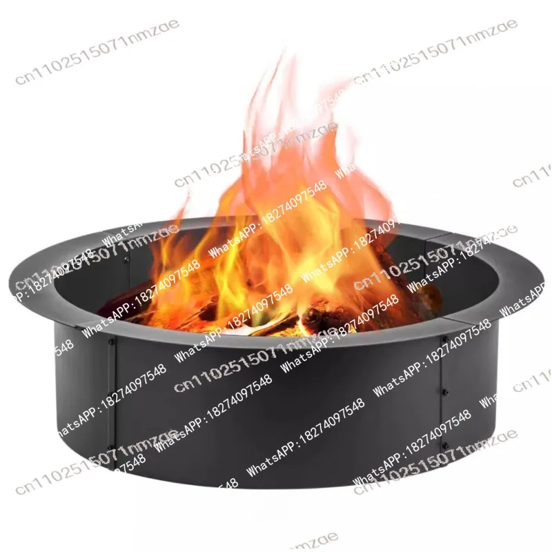 Large Portable Outdoor Camping Wood Stove Smokeless Bonfire Stove Courtyard Heating Stove
