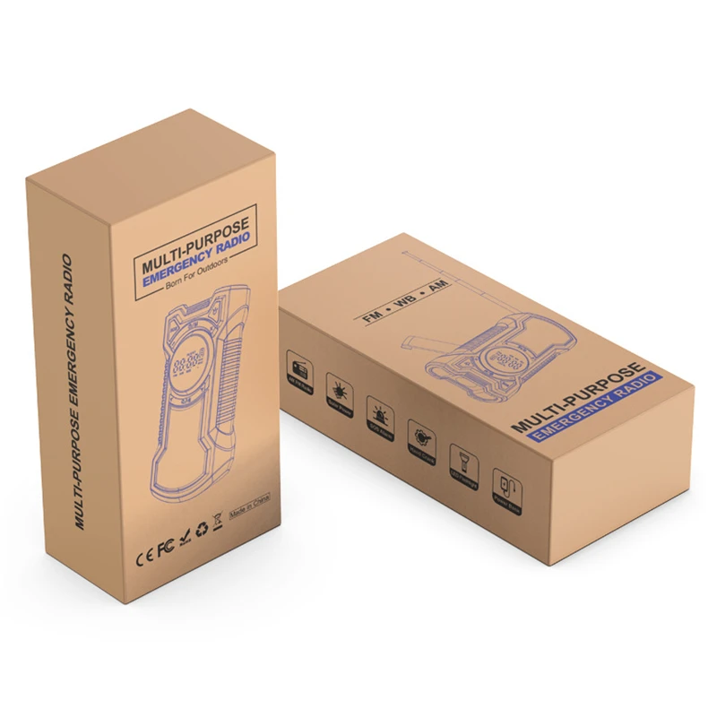 ソーラー充電器,5000mAh,ハンドクランク,携帯電話,補助バッテリー,キャンプ用ライト,FMラジオ