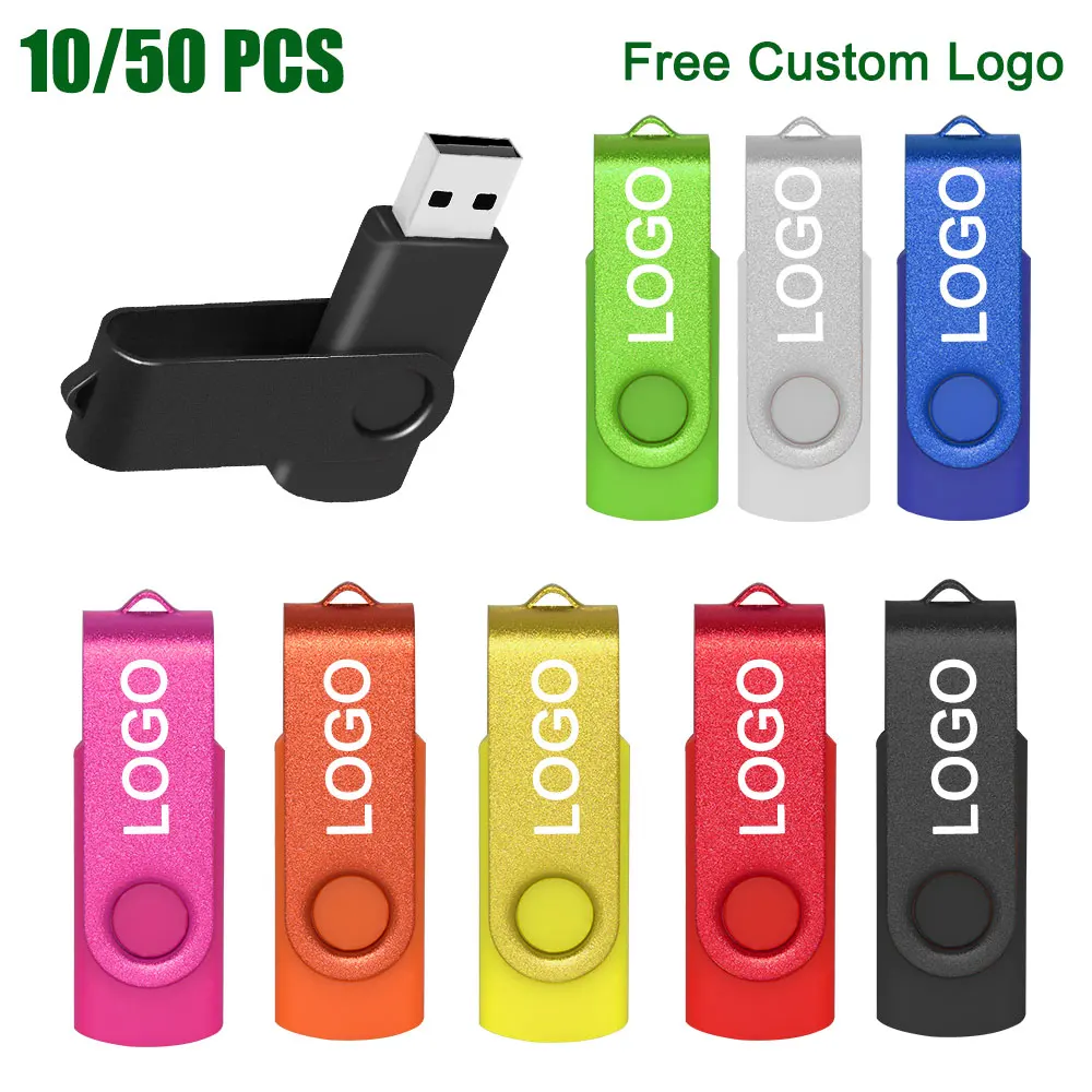 10/ 50 pz lotto USB 2.0 Flash Drive Pendrive 1GB 2GB 4GB Pen Drive 8GB 16GB Memory Stick 32GB 50 pz chiavetta USB 64GB Flash